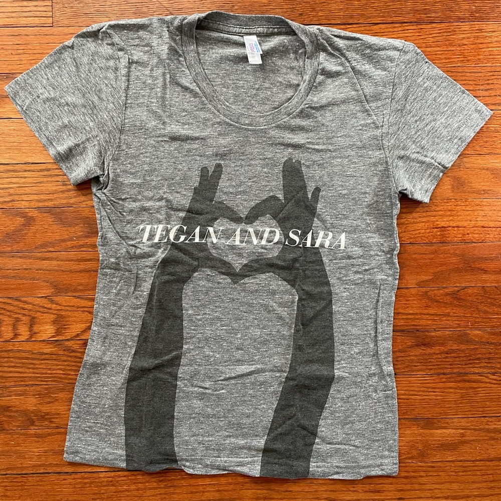 American Apparel Tegan and Sara Hand Heart T-Shirt